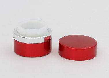 15ml κόκκινη κενή κρέμα ματιών βάζων γυαλιού καλλυντική το μικρό μέγεθος που προσαρμόζεται που συσκευάζει