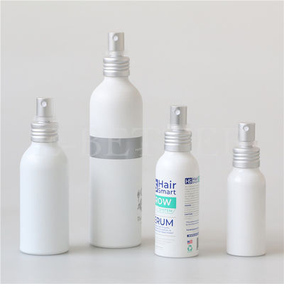 Άσπρο μέταλλο Skincare μεταλλινών που συσκευάζει τα καλλυντικά μπουκάλια αργιλίου 250ml