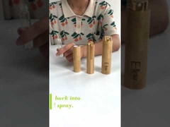 How to refill bamboo perfume atomizer