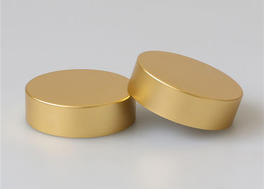 Καλλυντικά καπάκια 46mm βάζων βιδών βάζων γυαλιού χρυσή χρώμα ή συνήθεια μετάλλων πολυτέλειας