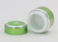 Μικρά εμπορευματοκιβώτια λοσιόν γυαλιού για το πράσινο χρώμα φροντίδας δέρματος κρεμών και λοσιόν