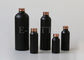Υποστήριξης θερμότητας μεταφοράς εκτύπωσης 150ml μεταλλινών μαύρα μπουκάλια ψεκασμού αργιλίου καλλυντικά